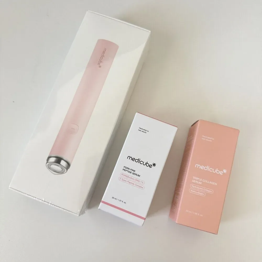NIB New Medicube Booster Pro mini peptide collagen serum 3 piece bundle - Picture 1 of 6